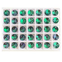 AAA+ Glitz It Rivoli Sew On Crystals: Emerald