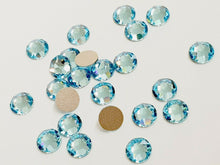 Swarovski Glue On Flatback Crystals: Aquamarine