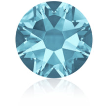Swarovski Glue On Flatback Crystals: Aquamarine