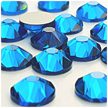 Swarovski Capri Blue Crystals Glue On Flatbacks - Glitz It