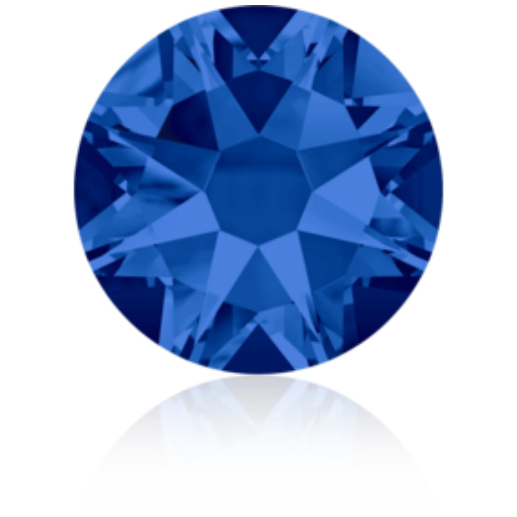 Swarovski Capri Blue Crystals Glue On Flatbacks - Glitz It