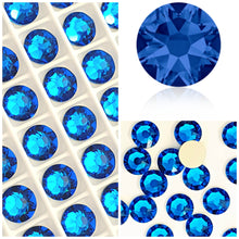 Swarovski Capri Blue Crystals Glue On Flatbacks - Glitz It