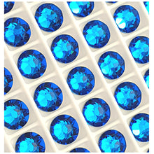 Swarovski Glue On Flatback Crystals: Capri Blue