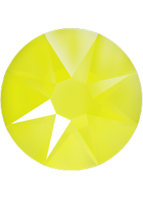 Swarovski Electric Yellow Unfoiled Crystals Glue On Flatbacks - Glitz It