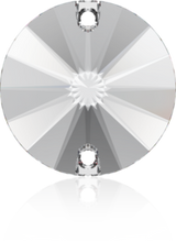 Swarovski® Sew On Crystals: Rivoli 3200 Clear - Glitz It