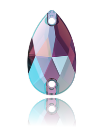 Swarovski® Sew On Crystals: Drop 3230 Amethyst - Glitz It