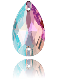 Swarovski® Sew On Crystals: Drop 3230 Light Amethyst - Glitz It
