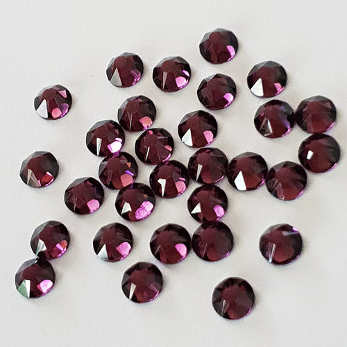 AAA+ Glitz It GLUE ON  Flatbacks Crystals: Amethyst