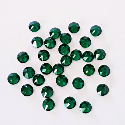 AAA+ Glitz It GLUE ON  Flatbacks Crystals: Emerald