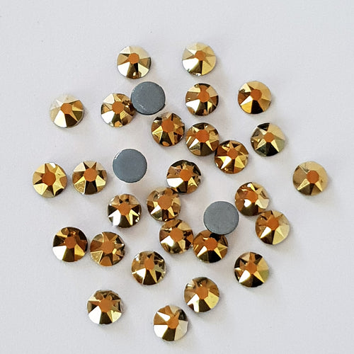 AAA+ Glitz It HOTFIX Flatback Crystals : Metallic Gold