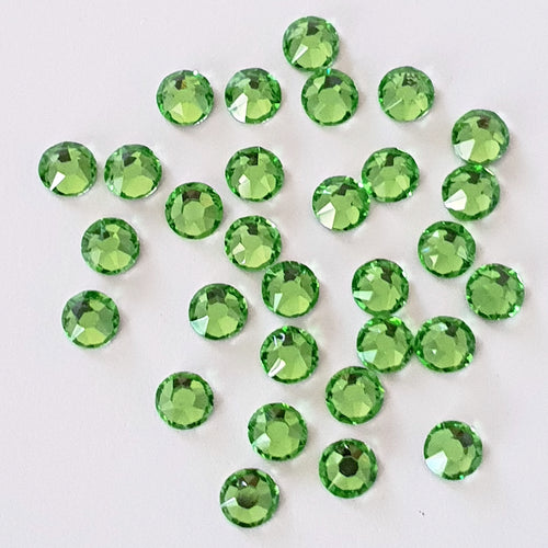 AAA+ Glitz It GLUE ON  Flatbacks Crystals: Peridot
