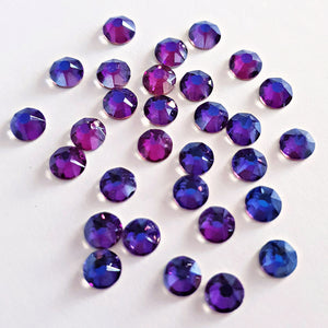 AAA+ Glitz It GLUE ON  Flatbacks Crystals: Purple Velvet