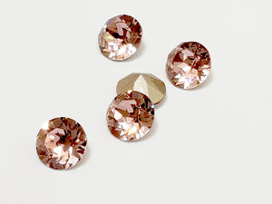 Swarovski Antique Pink Chaton Crystals - Glitz It