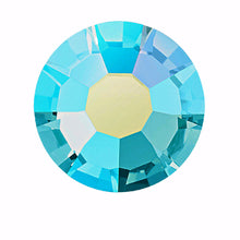 AAA+ Glitz GLUE ON  Flatbacks Crystals: Aquamarine AB