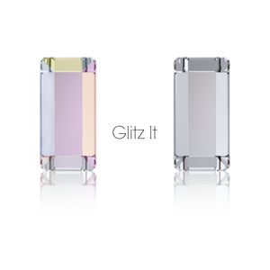 Swarovski 2510 Mini Baguette Flatback Crystals: Glue On 3.7mm - Glitz It