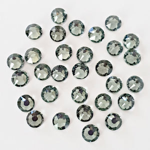 AAA+ Glitz It GLUE ON  Flatbacks Crystals: Black Diamond