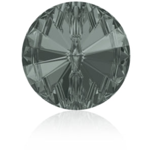 Swarovski® Crystal Buttons - Black Diamond, Rivoli Article 3015 - Glitz It