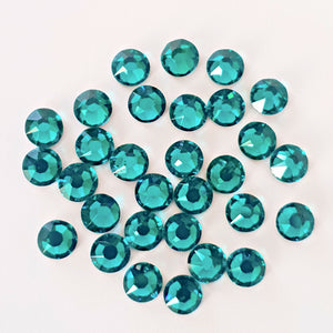 AAA+ Glitz It GLUE ON  Flatbacks Crystals: Blue Zircon