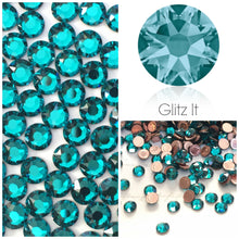 Swarovski Hotfix Flatbacks: Blue Zircon - Glitz It