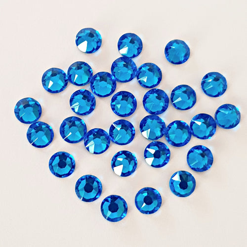 AAA+ Glitz It GLUE ON  Flatbacks Crystals: Capri Blue