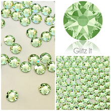 Swarovski Chrysolite Green Crystals Glue On Flatbacks - Glitz It