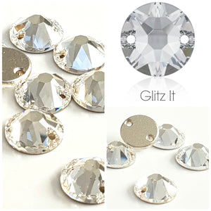 Swarovski® Sew On Crystals: Xirius 3288 Clear - Glitz It