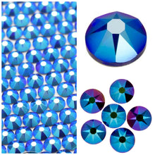 Swarovski Cobalt Shimmer Crystals Glue On Flatbacks - Glitz It
