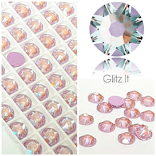 Swarovski Lavender DeLite UNFOILED Crystals Glue On Flatbacks - Glitz It