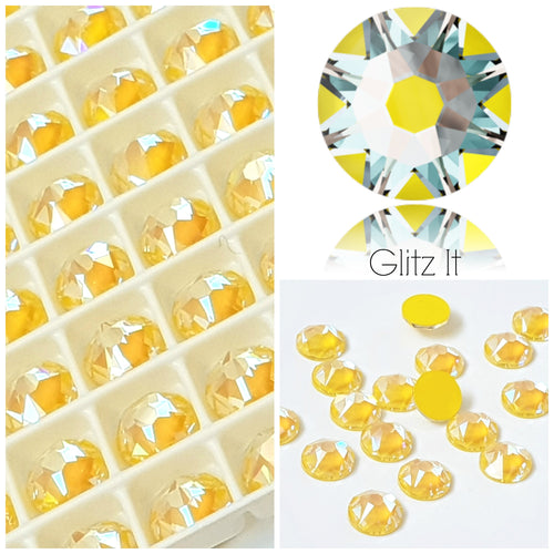 Swarovski Sunshine DeLite UNFOILED Crystals Glue On Flatbacks - Glitz It