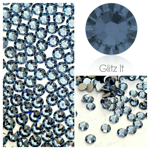 Swarovski® 2058 Small Pack Glue On Crystals: SS5 DENIM BLUE