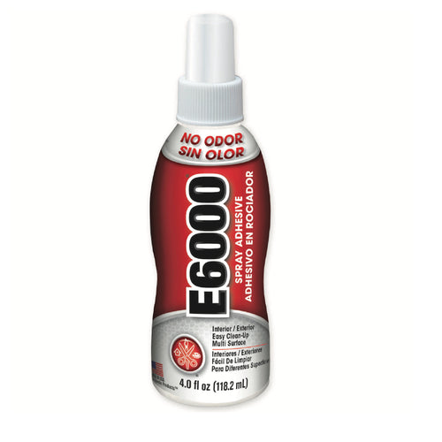 E6000 Spray Adhesive Glue:  118.2ml (4oz)