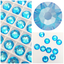 Swarovski Electric Blue Delite Unfoiled Crystals Glue On Flatbacks - Glitz It