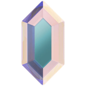 Swarovski 2776 Elongate Hexagon Crystals Glue On Flatbacks - Glitz It
