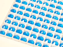 Swarovski Electric Blue Unfoiled Crystals Glue On Flatbacks - Glitz It