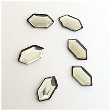 Swarovski 2776 Elongate Hexagon Crystals Glue On Flatbacks