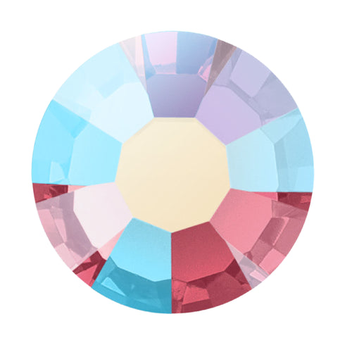 Preciosa®️ Glue On Flatbacks : Indian Pink AB