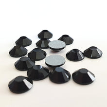 Preciosa®️ Mixed Size / Small to Medium Glue On Crystals: Jet