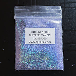 Holographic Pixie Dust Glitter Powder: Lavender 5g