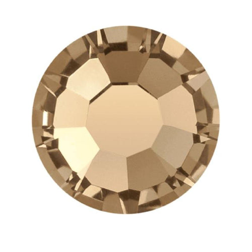Preciosa®️ Glue On Flatbacks : Light Smoked Topaz