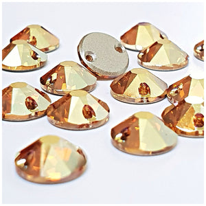 Swarovski® Sew On Crystals: Xirius 3288 Metallic Sunshine - Glitz It