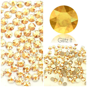 Swarovski® 2058 Small Pack Glue On Crystals: SS5 METALLIC SUNSHINE - Glitz It