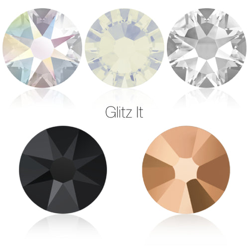 Swarovski Mixed Essential Colours Glue On Flatbacks SS9