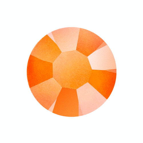 Preciosa®️ Glue On Flatbacks : Neon Orange