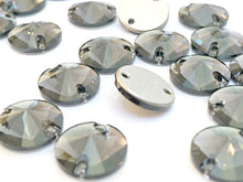 Swarovski® Sew On Crystals: Rivoli 3200 Graphite - Glitz It