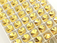 Swarovski® Sew On Crystals: Rivoli 3200 Metallic Sunshine - Glitz It