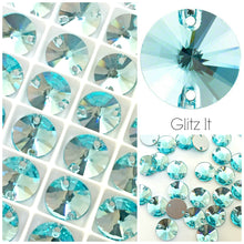 Swarovski® Sew On Crystals: Rivoli 3200 Light Turuqoise - Glitz It