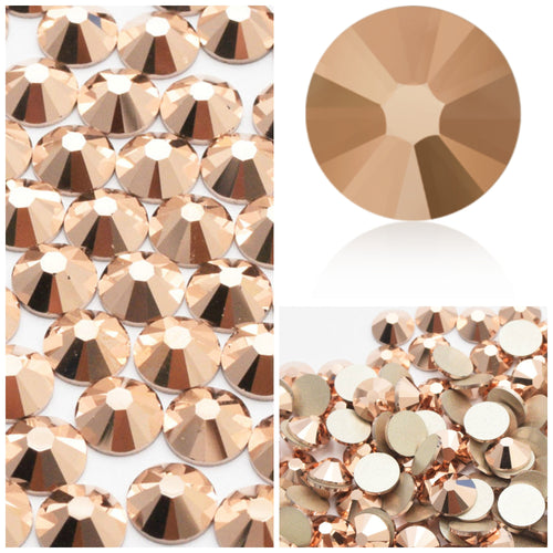 Swarovski Rose Gold Crystals Glue On Flatbacks - Glitz It