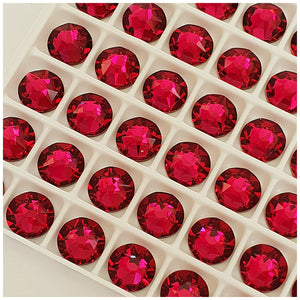 Swarovski Ruby Crystals Glue On Flatbacks - Glitz It