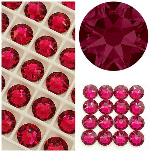 Swarovski Ruby Crystals Glue On Flatbacks - Glitz It