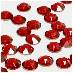 Lumina Glue On Flatback Crystals: Scarlet